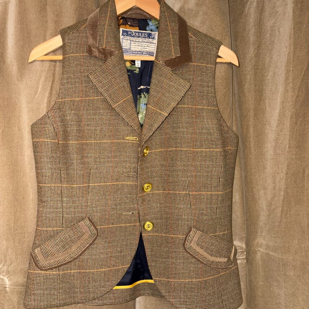 Joules Tweed Waistcoat